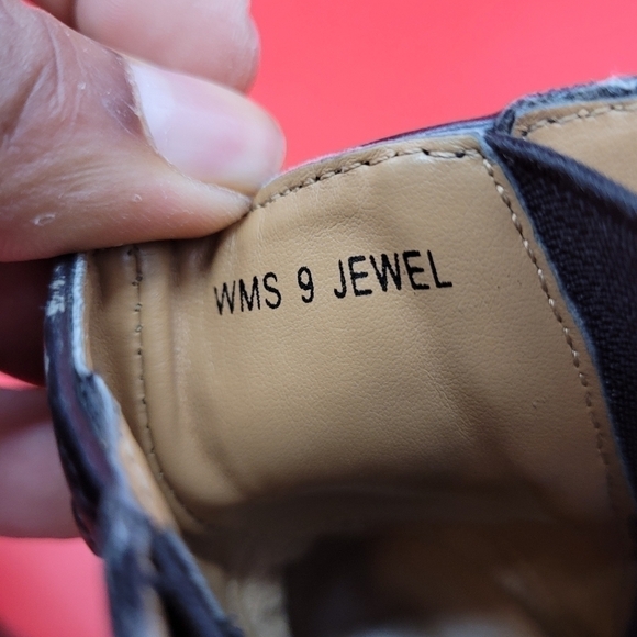 Report Jewel Vegan Leather Studded Ankle Boots Women's 9 Black - Picture 10 of 16